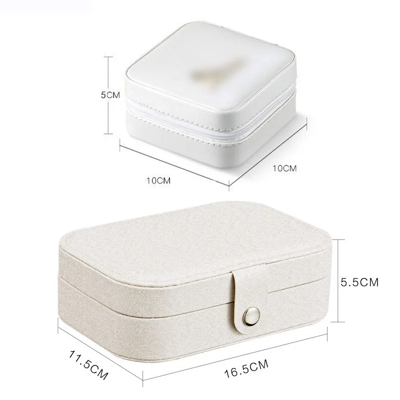 Jewelry Box Makeup Lipstick Storage Box Beauty Container Travel Comestic Jewelry Casket Organizer Necklace Birthday Gift