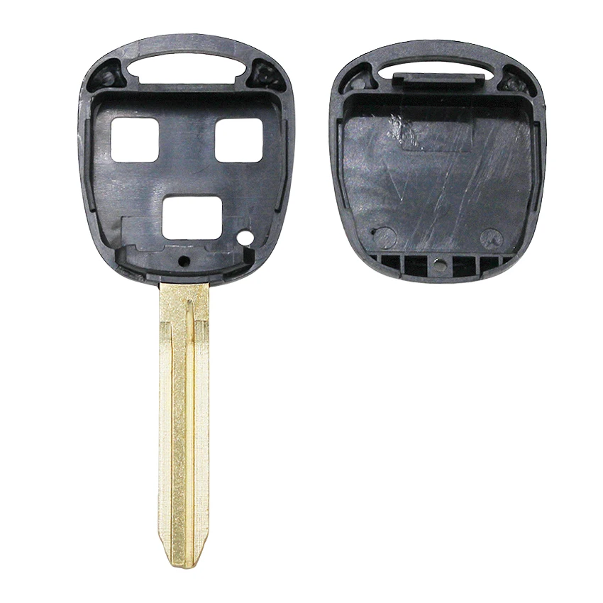 Coque De Clé Vide Pour Toyota Et Lexus - Remplacement Boîtier 2 Boutons Sans Lame, Compatible Nombreux Modèles