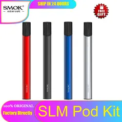 Оригинальный электронный кальян SMOK SLM стручки комплект 250 мАч со встроенными батарейками с 0,8 мл пополнения Форсунка картриджа Best Stick Vape