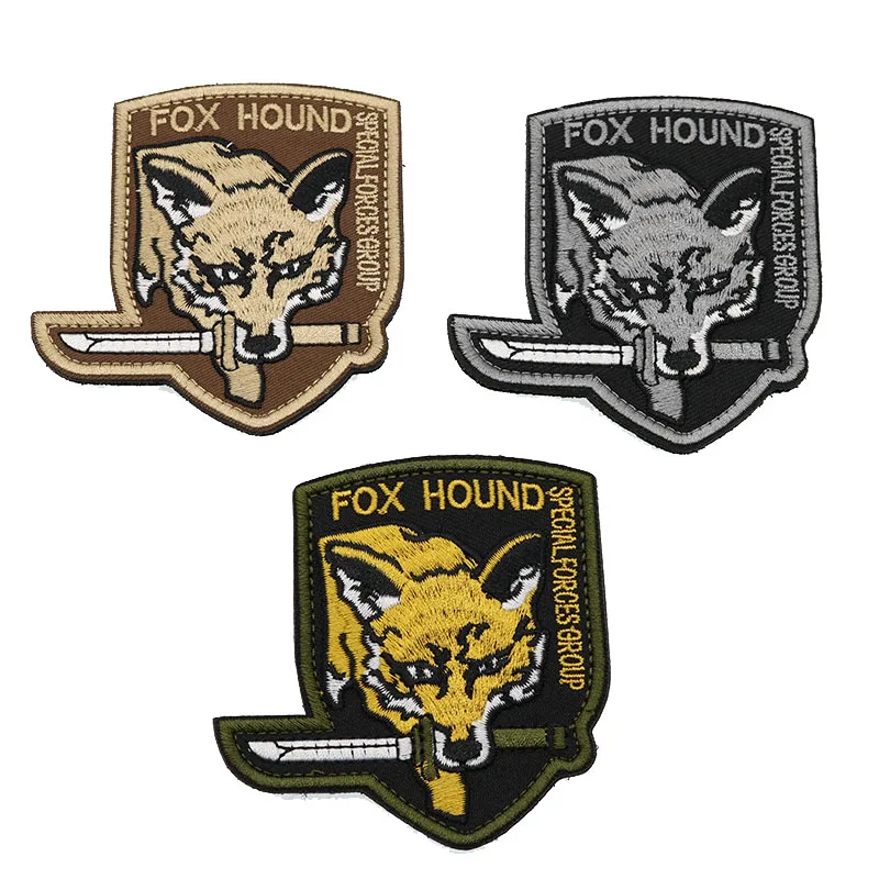刺繍パッチ腕章カスタムステッカーメタルギアソリッド外国軍章3色ミリタリーパッチバッジ Patch Badge Military Patches Badgesembroidered Patch Aliexpress