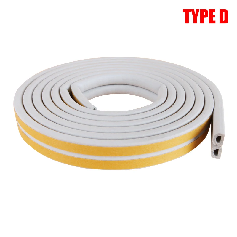 

New Door Weather Stripping Window Seal Strip Self-adhisive Foam Weather Strip Door Seal Soundproof XOA88