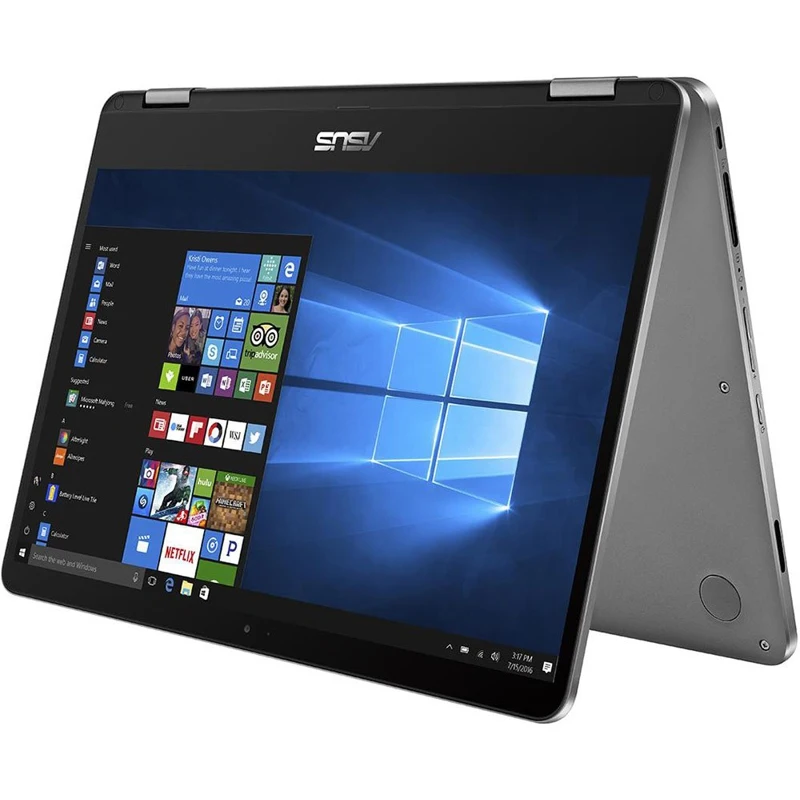 Ноутбук ASUS TP401CA-EC083T Intel Core M3 7Y30/4GB/128GB SSD/No ODD/14" Touch FHD IPS/Intel HD Graphics 615/Cam/Wi-Fi/Win10/Grey