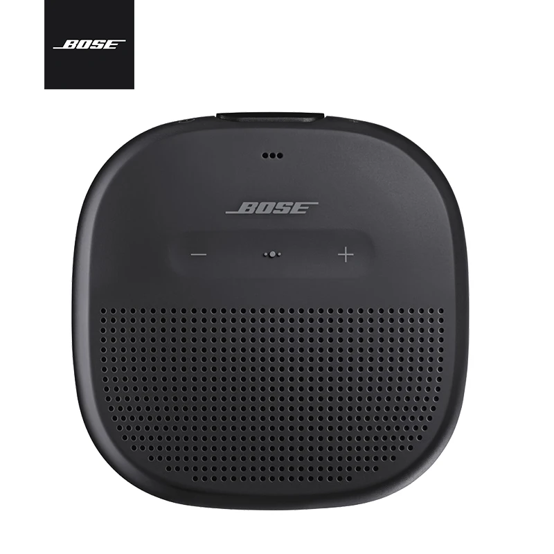 Bose SoundLink микро портативный мини-динамик глубокий бас звук IPX7 водонепроницаемый динамик с динамиком телефон для наружного туризма верховой езды - Цвет: Черный