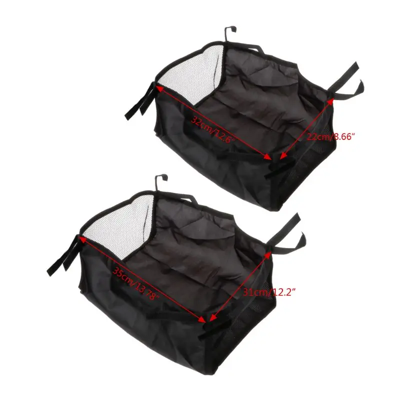 Stroller Accessories Stroller Basket Black Newborn Hanging Basket Bottom Storage Bag Baby Products stroller storage bag