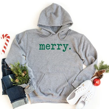 

Merry Christmas Women Hoodies Festival Clothing 90s Long Sleeve Tumblr Sweatshirt Pullover Hoody Causal Outerwear Dropshipping