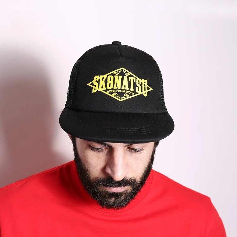 Sk8natsu бейсбольная кепка с логотипом, регулируемая бейсболка с ремешком на спине, бейсболка с индивидуальным принтом, Повседневная Бейсболка s