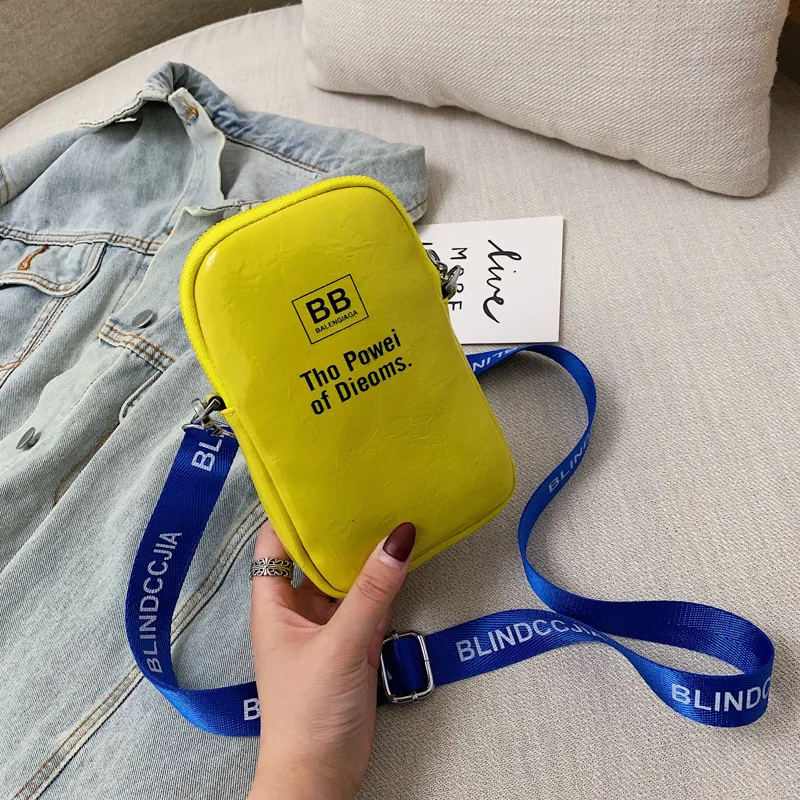 

High Grade Sense Bag Women's 2019 New Style Fashion Korean-style INS Versatile Western Style lian tiao wang Red Shoulder Oblique