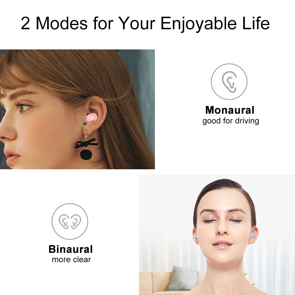 TWS беспроводные наушники Bluetooth наушники с шумоподавлением наушники с микрофоном портативный зарядный чехол для Xioami huawei Apple