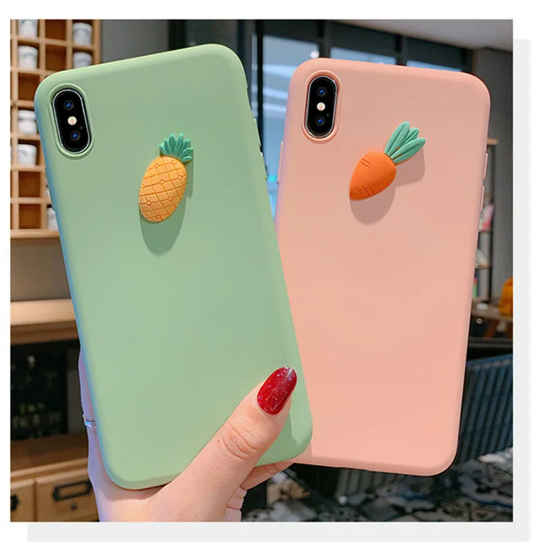 Милый мягкий силиконовый чехол с фруктами для телефона Huawei P30 Lite P20 pro P10 Y5 2018 Y7 Y6 2019