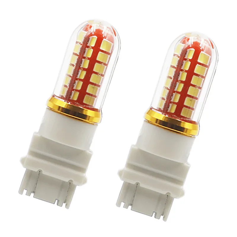 Car LED Steering Lamp Brake Lights 3157 3030 48 Lights Turn Signal 3157 Bulb Cross Border