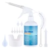 500/300ml Ear Cleaner Kit for Adults Kids Spiral Ear Wax Remover Plastic Water Irrigation Bottle Ear Care Washing Safety Squeeze 1