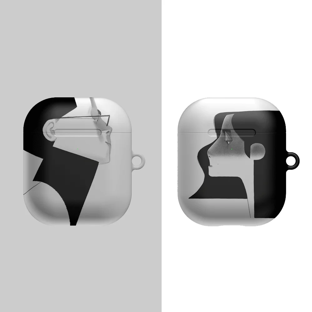 Airpods чехол для ПК Жесткий Чехол i12 airpods pro 3D сублимационной технологии милый стиль
