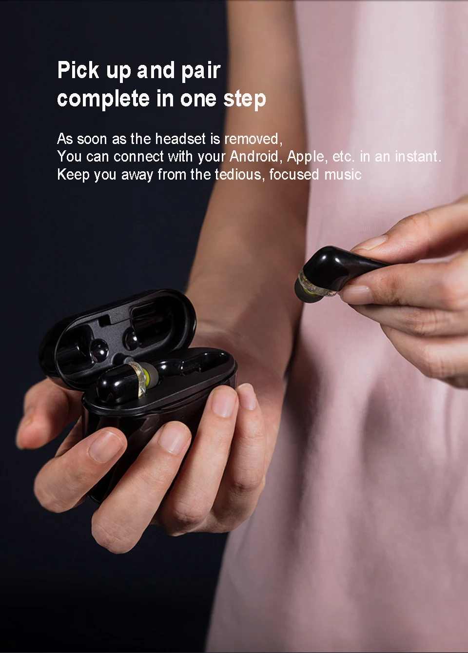 Sanag Беспроводные наушники с двумя динамическими кругами Bluetooth 5,0 Hi-Fi стерео наушники-вкладыши с шумоподавлением Спортивные Беспроводные наушники