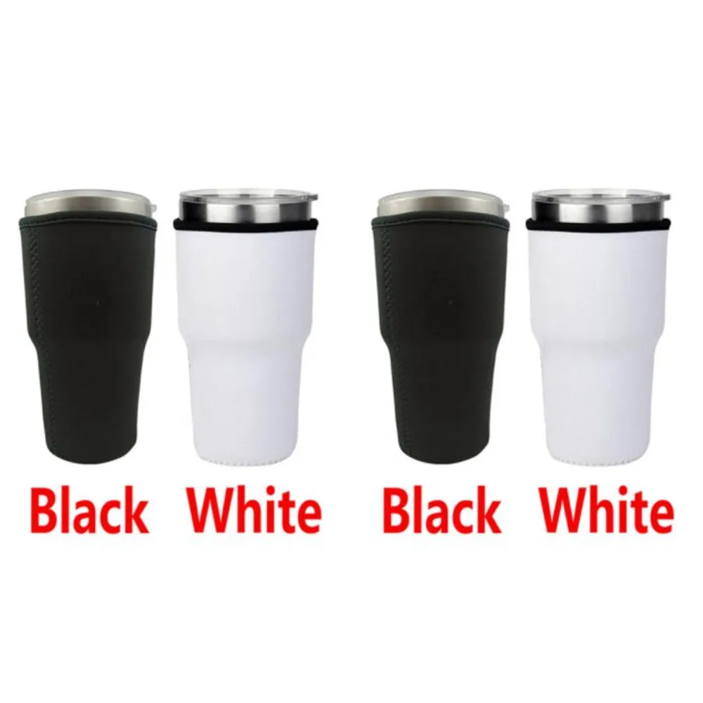 50pcs Sublimation Reusable Neoprene 30oz 20oz 12oz Tumbler Iced Coffee Cup  Sleeve Holder Insulated Mug Cover Pouch With Handle - Water Bottle & Cup  Accessories - AliExpress