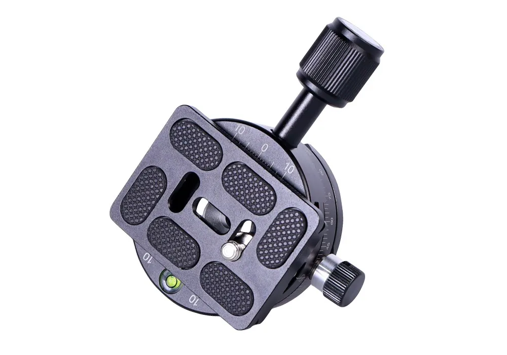 Professional Tripod Monopod panorama clamp quick release plate 360-degree panorama panoramic ball head PU60 Camera Accessories