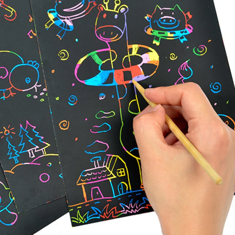 Rainbow Scratch Art Set 2