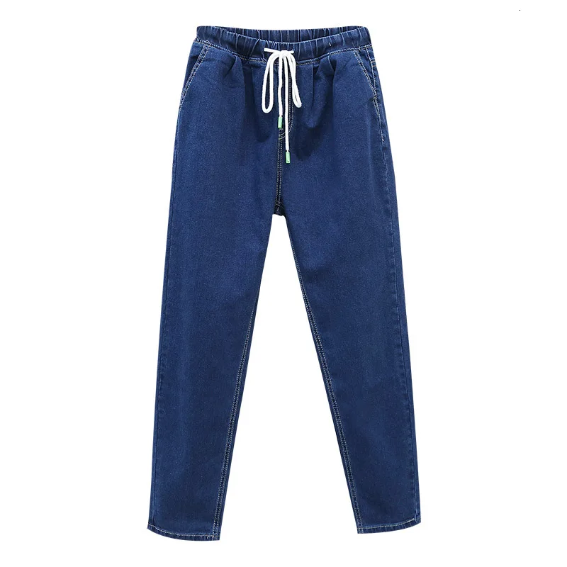

Blue Black Jeans Woman High Waist Jeans Plus Size Mom Jeans 2019 Spring Autumn Boyfriend Jeans For Women Jeans Trousers