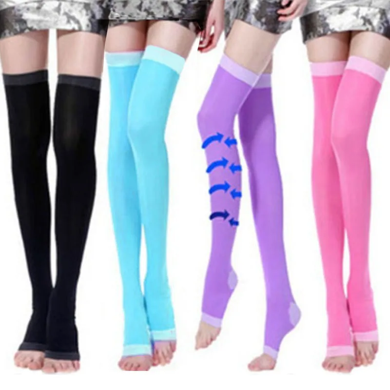2020 Women Summer Stockings Varicose Veins Compression Burn Fat Fit