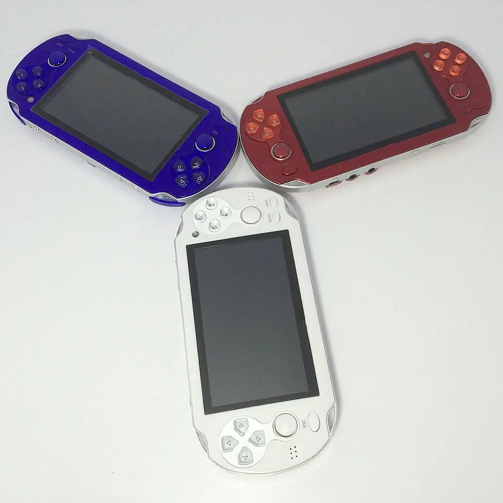 Видео Игровая приставка X6 для psp игры ручной Ретро игры 4,3 дюймов экран Mp4 плеер Игры Поддержка камеры, видео, электронной книги