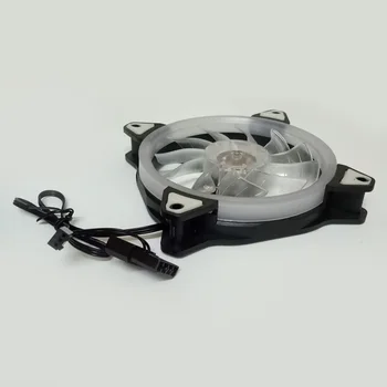 

1 X LED Guide Cooling Fan RGB DC 12V Brushless Cooler For Computer Case PC CPU