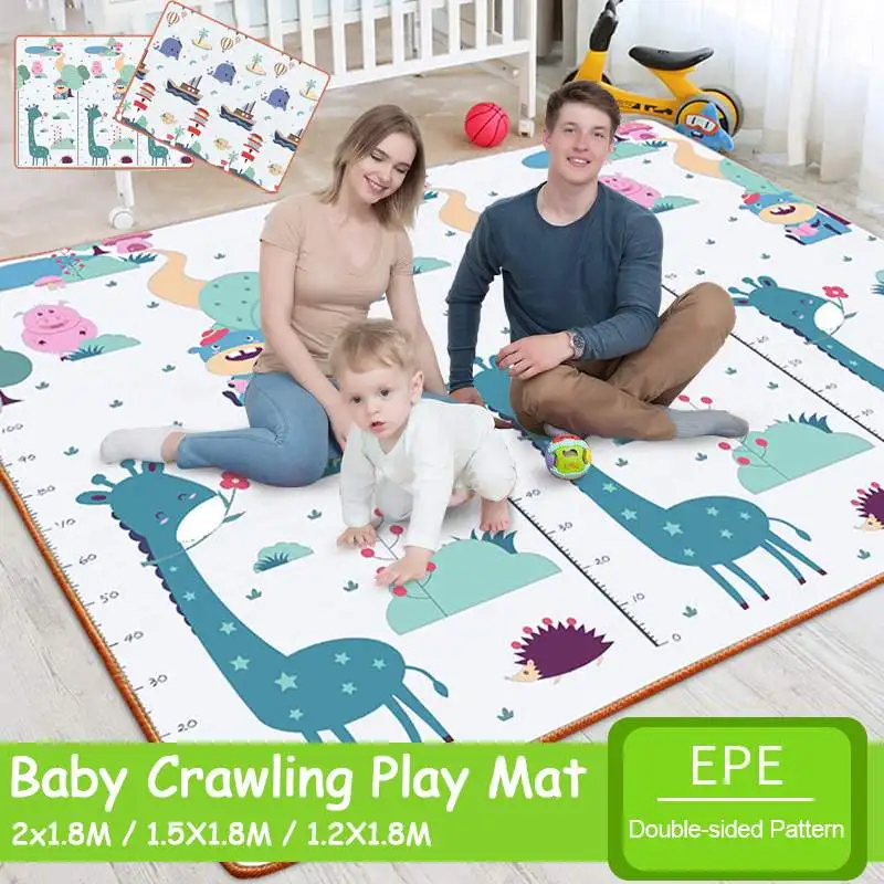 200X180 см портативный складной мультяшный детский игровой коврик EPE Puzzle Детский коврик детский коврик для лазания детский коврик Детские коврики для игры