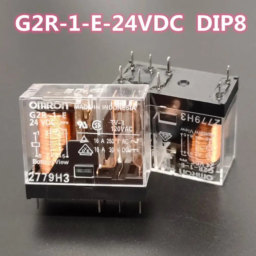 5 шт./лот реле G2R-1-E-DC24V 16A G2R-1-E-24VDC и
