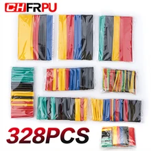 328PCS Heat Shrink Tube Tubing Insulation Shrinkable Tube Assortment Electronic Polyolefin Wire Cable Sleeve Kit