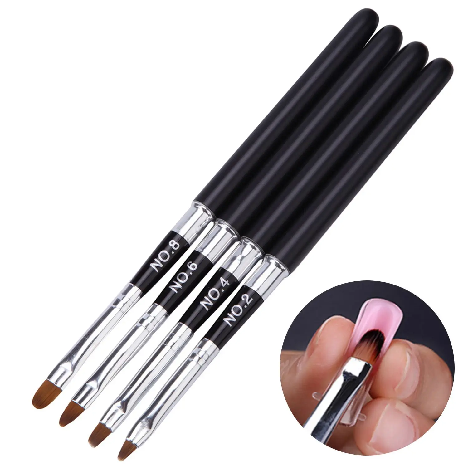 Diy Manicure Tools Drawing Uv Gel Polish Nail Painting Brush Extension