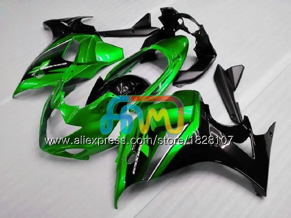 650 комплект для SUZUKI GSXF 650 GSX650F 08 09, 10, 11, 12, 13, 14, блеск для губ зеленый 45BS. 59 GSXF650 2008 2009 2010 2011 2012 2013 обтекатель - Цвет: No. 16