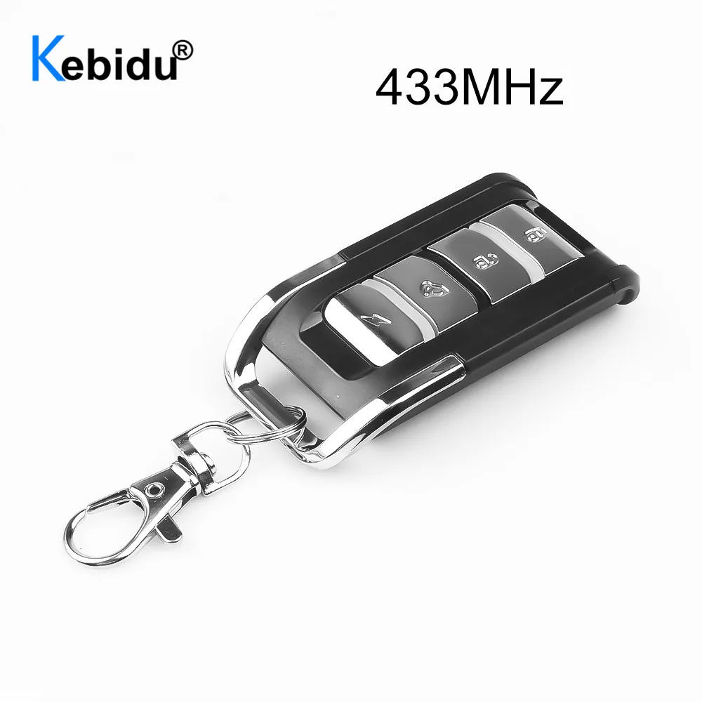 Kebidu 433Mhz Cloning Wireless Remote Control RF Transmitter Copy for Electric Gate Garage Door Auto Keychain Universal | Электроника