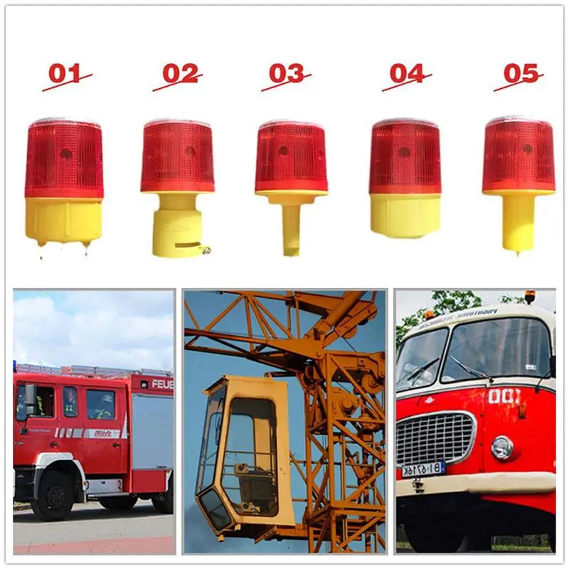 Studyset Solar LED Emergency Lamp Road Lighting Traffic Warning Light with Panel Battery Blinker for Outdoor | Освещение