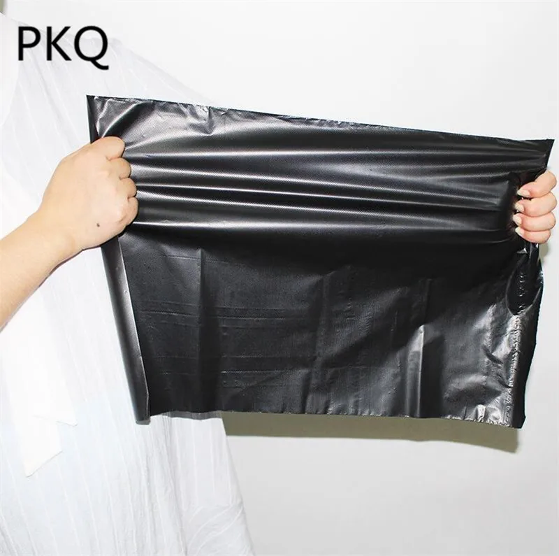 200pcs Wholesale Courier Bag Black Plastic Envelope Bags Self Adhesive Storage Bag Waterproof Shipping Mailing Envelope 4 sizes