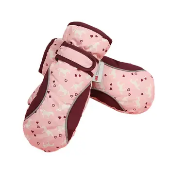 

Cute Children Kids Warm Ski Gloves Boys Girls Winter Outdoor Waterproof Non-slip Mittens Y4UB