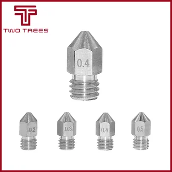 

3D Printer Reprap i3 MK8 stainless steel Nozzle Mix 0.4/0.6/0.8mm MK8 Extruder Print Head For 1.75MM ABS PLA Printer