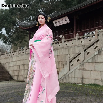 

2020 chinese dress chinese national folk dance costume ancient chinese han costume modern cosplay women hanfu outfit princess