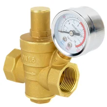 1 шт. DN20 3/" Латунь регулятор давления PN 1,6 редуктор клапан для гидравлической неустойчивости с манометром