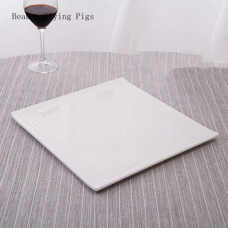 Прямые продажи нового белого квадратного меламинового пластика не легко сломать