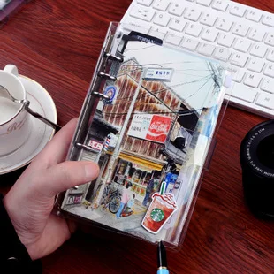 A5 Imitation Leather Surface Creative Notebook Customized Business Conference Belt Buckle Paperback Office Notebook Customizable
