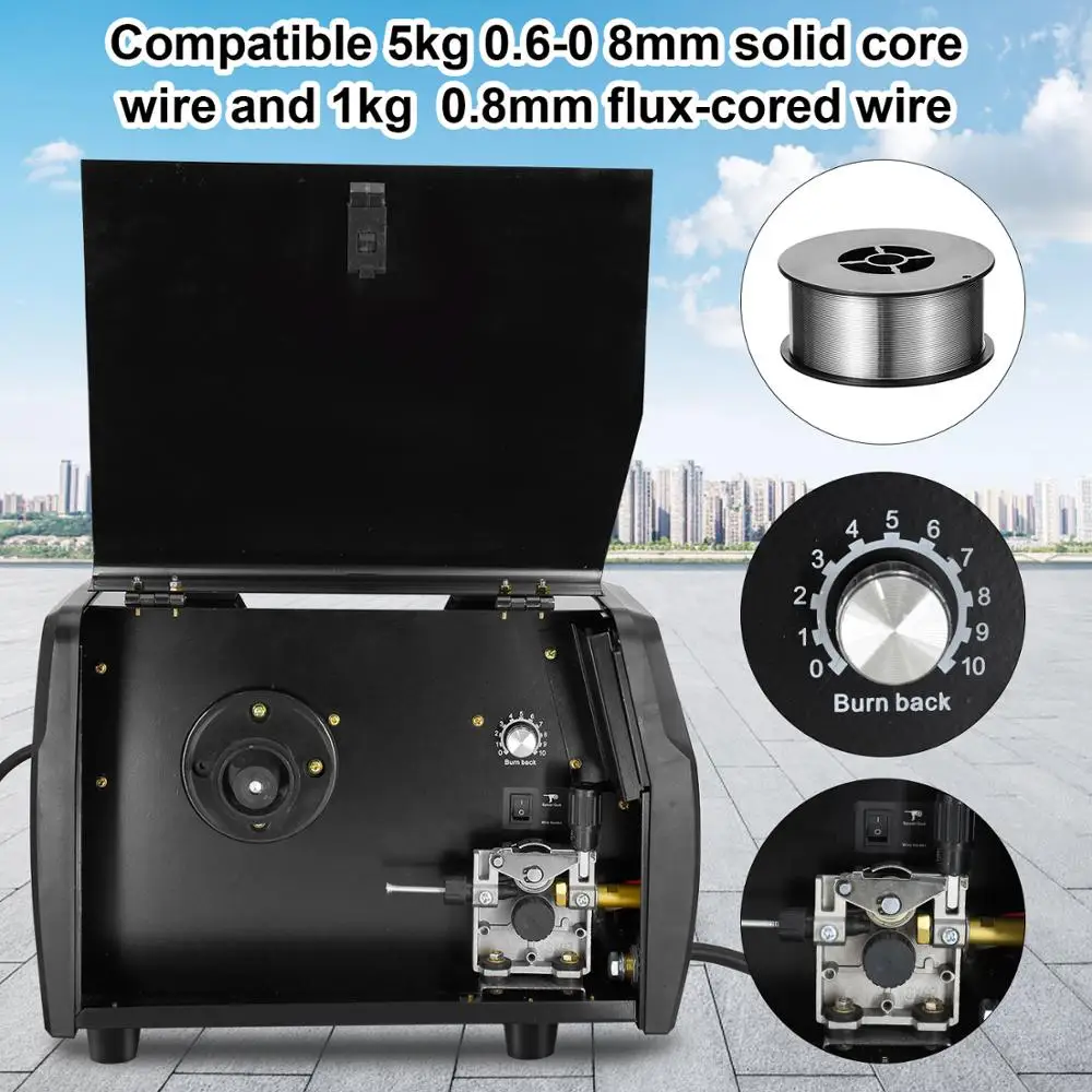 HZXVOGEN Multifunctional Welding Machine ARC MMA/MIG/TIG Aluminum Welder With 35-50 Plug WP26V Tig Torch 110V/220V HBM2280 5