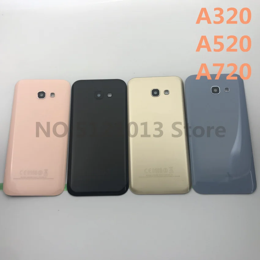 

For SAMSUNG Galaxy A3 A320 A5 520 A7 A720 Back Glass Battery Cover Rear Door Housing Case For SAMSUNG A5 2017 Back Glass Cover