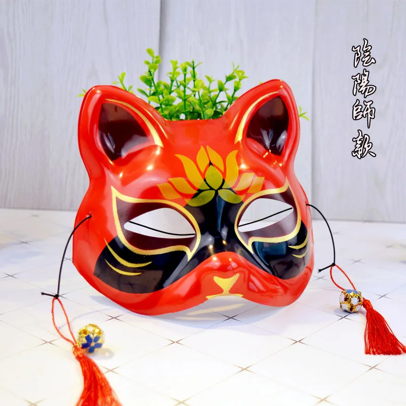 Yinyang Master танцевальная лицевая маска в виде кошки анимация Кошка Косплей Танцевальная Маска