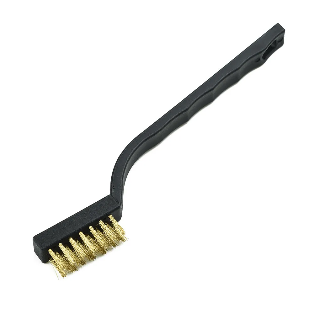 Wire Brush Mini Steel Brass DIY Paint Rust Remover Removal Metal Cleaning 