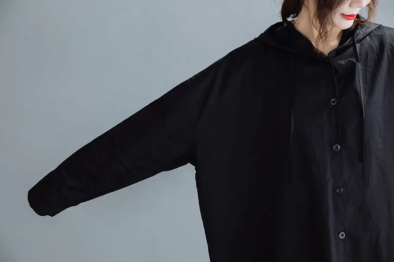 Большие размеры 4XL весна осень женские модные элегантные однотонные Топы женские плюс большие Длинные рукава хлопок Свободная блузка рубашка