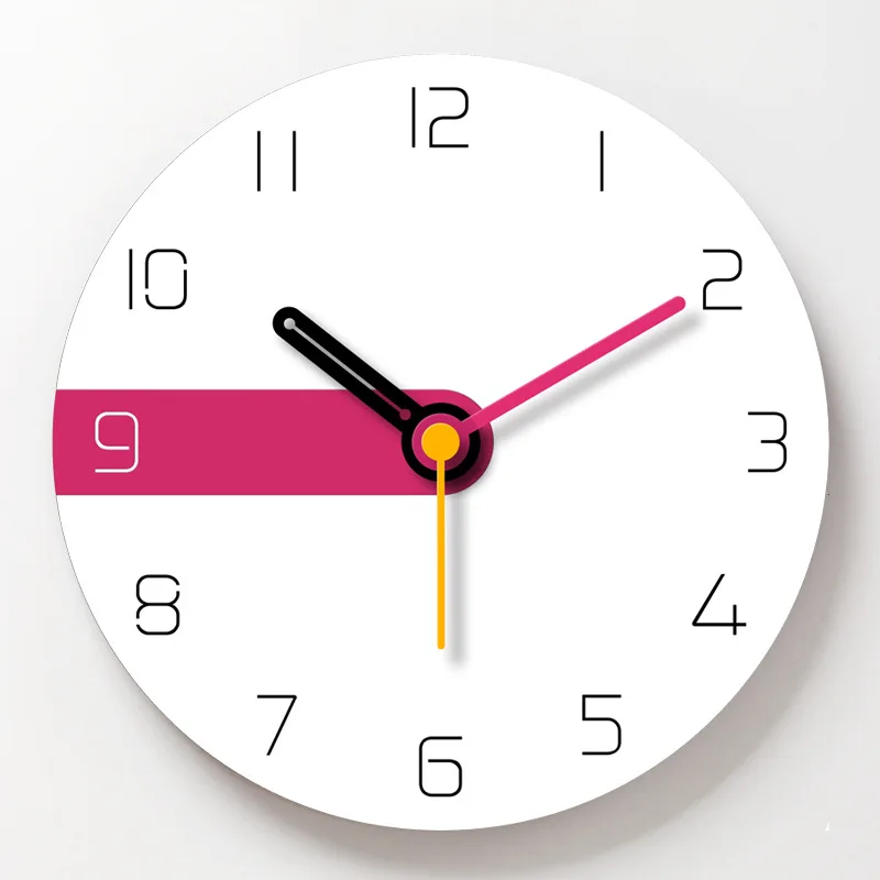 

Simple Wall Clock Modern Design Living Room Decoration Wall Watches Home Decor Single Face Needle Quartz Clocks