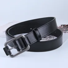 

Women 3cm Width Leisure Belt Black Pin Buckle Belts Pu Leather Designer New Corset Casual Female Dress Belts For Jeans Waistband