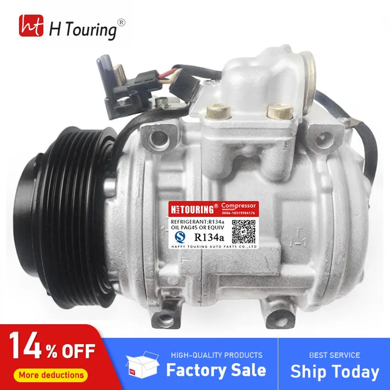 

Компрессор переменного тока 10PA15C для Mercedes W124 W201 190E 300D 300TD 0002301111 000 230 11 11 471-1228 4711228