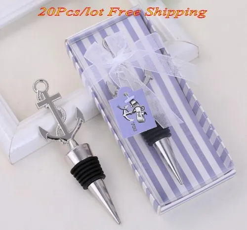 20 шт./лот практичные пляжные свадебные сувениры в морской тематике якорная