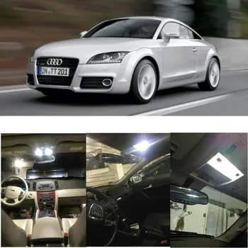 

8x LED interior lighting complete set For Audi TT 8J Coupe reading light rear lights error free