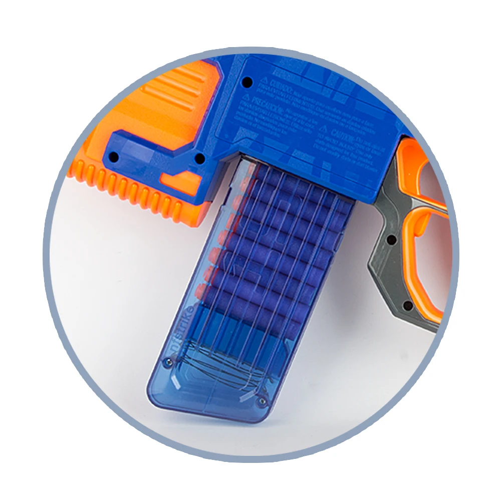 15 трехцветный зажим для перезарядки для журналов Nerf, круглые дротики, сменный игрушечный пистолет, мягкая пуля, зажим для Nerf BlasterBlaster VS worker
