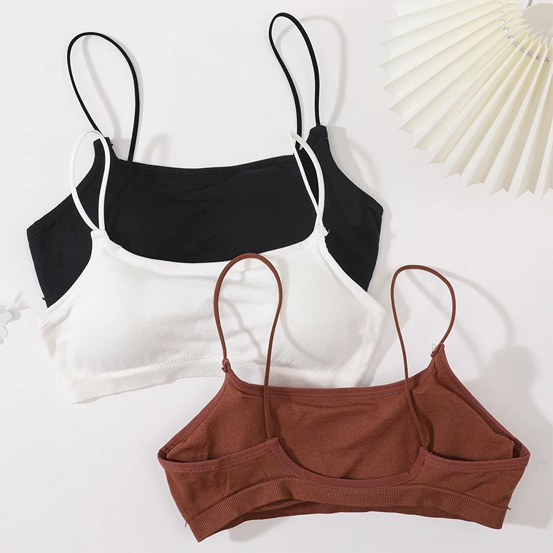 Women Bra Set Seamless Underwear Set Female Ribbed Lingerie Set Sexy G-String Panties Sexy  Tank Sports Brassieres Crop Top Suit sexy bra set